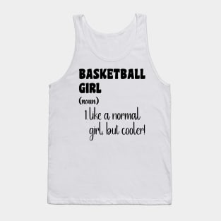 Basketball Girl Tank Top